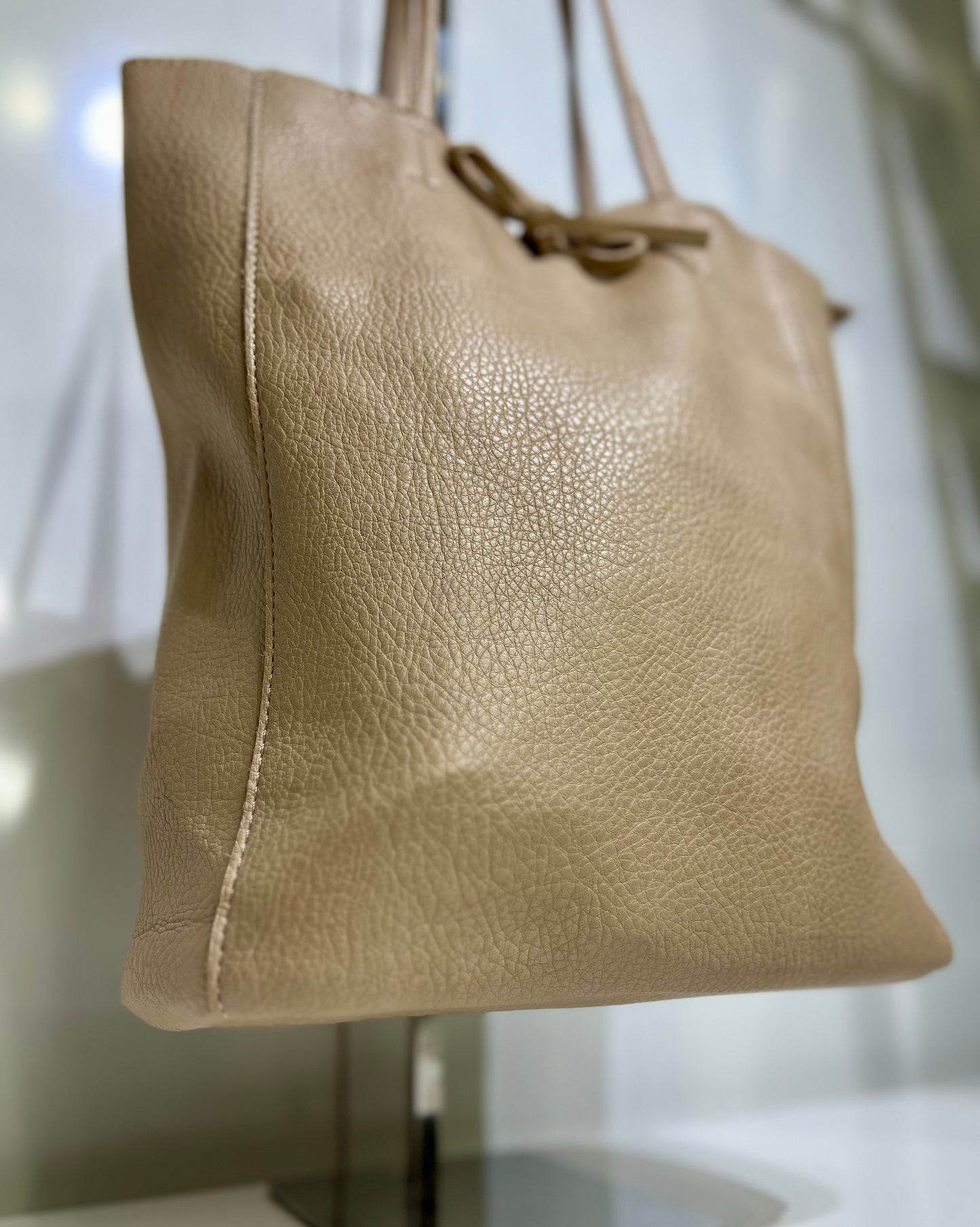 SAC CABAS FEMME A DOUBLE ANSES+ POCHETTE