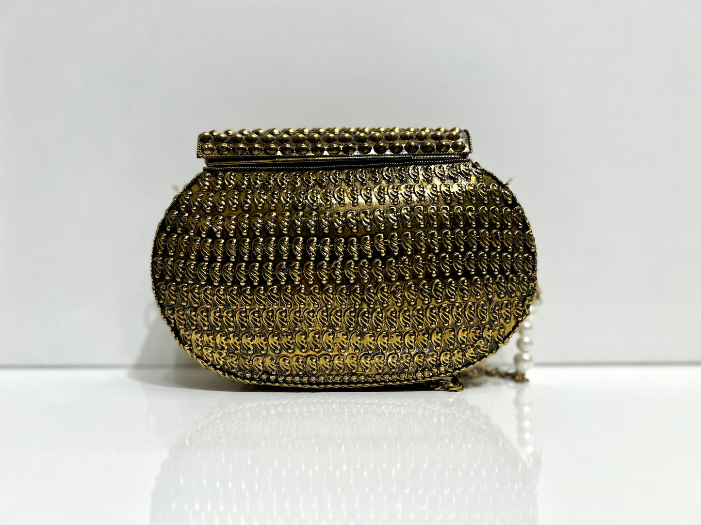 Luxury Golden clutch bag